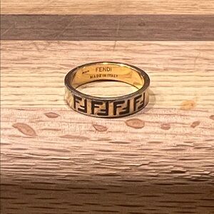 Fendi Black and Gold Men's Band